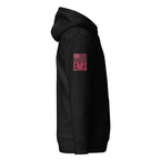EMS — Duty Wear Premium Hoodie (Flag & Sleeve Identifier) — Black — Right-side view