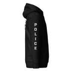Special Agent — Duty Wear Premium Hoodie (Full Sleeve Identifier) — Black — Right-side view