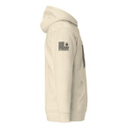 Watch Your Six Flag — Standard Issue Hoodie — Bone — Right-side view