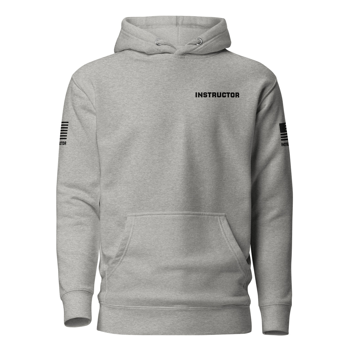Instructor — Training Day Hoodie — Carbon Grey, front view