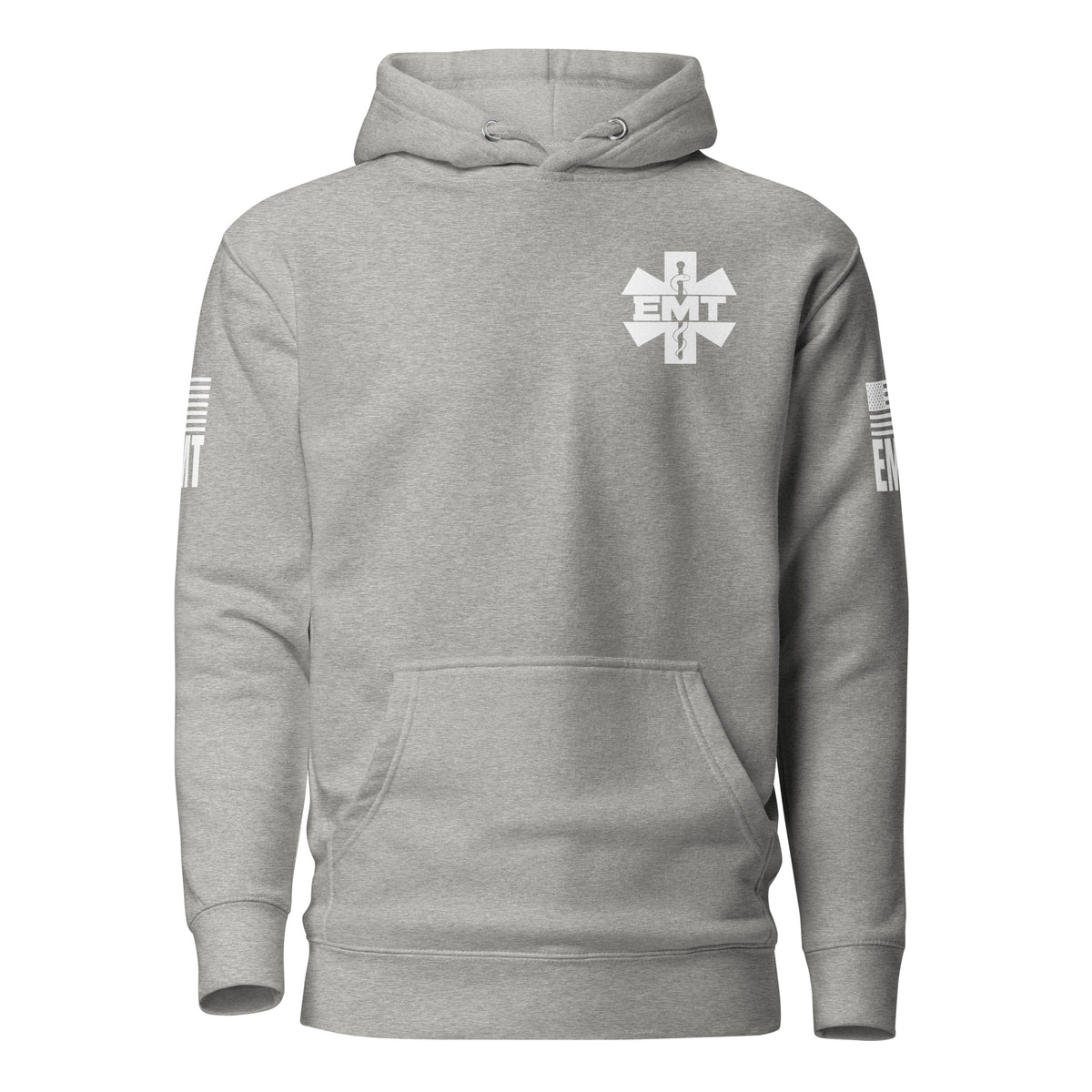 EMT — Duty Wear Premium Hoodie in Carbon Grey, front view