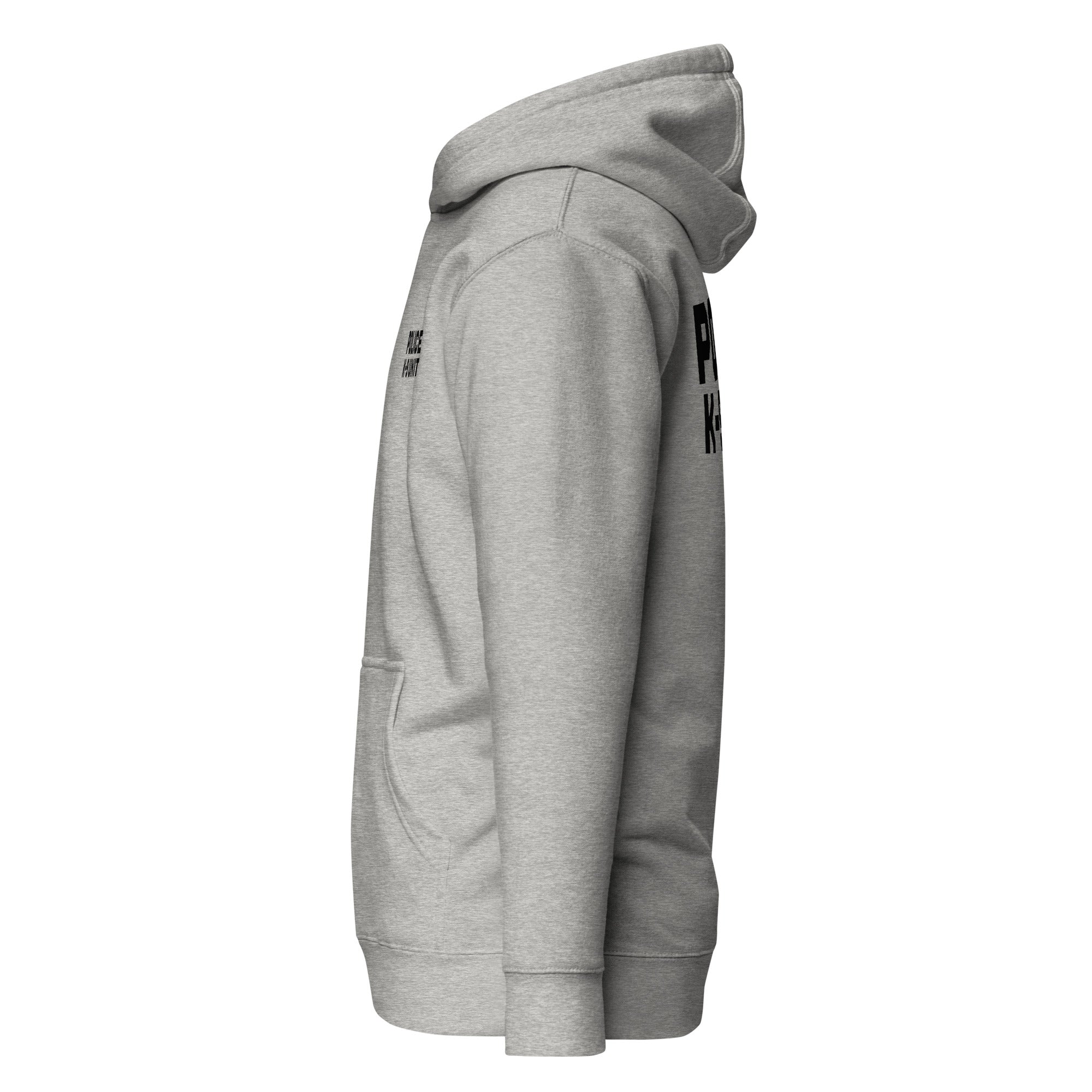 Police K-9 Unit - Premium Duty Wear / RAID Hoodie in Carbon Grey - left-side view