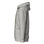 Watch Your Six — Standard Issue Hoodie — Carbon Grey, left-side view