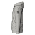 SWAT — Duty Wear Premium Hoodie (Flag & Sleeve Identifier) — Carbon Grey — Left-side view