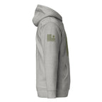 Watch Your Six — Standard Issue Hoodie — Carbon Grey, right-side view