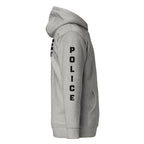 Special Agent — Duty Wear Premium Hoodie (Full Sleeve Identifier) — Carbon Grey — Right-side view