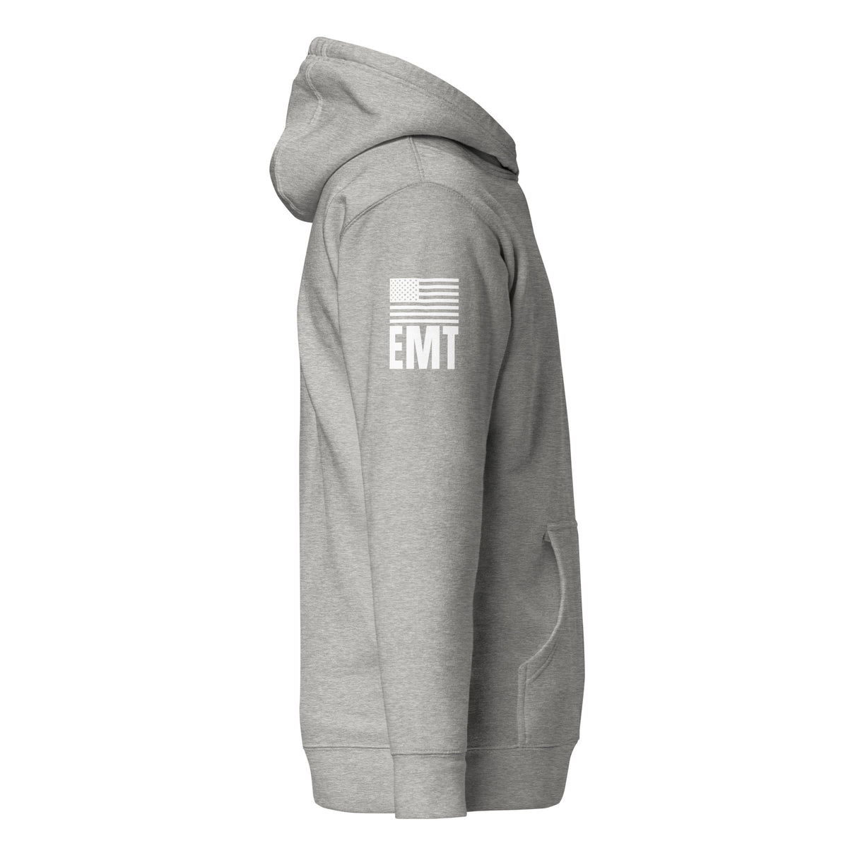 EMT — Duty Wear Premium Hoodie in Carbon Grey, right side view