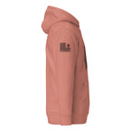 Watch Your Six Flag — Standard Issue Hoodie — Dusty Rose — Right-side view