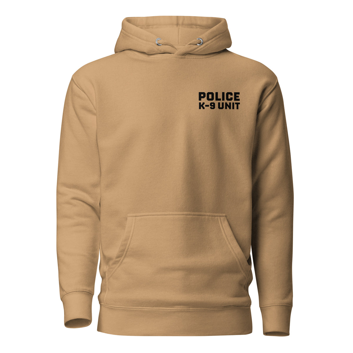Police K-9 Unit — Duty Wear Premium Hoodie, in Khaki, front view