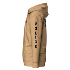 Special Agent — Duty Wear Premium Hoodie (Full Sleeve Identifier) — Khaki — Left-side view