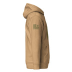 Watch Your Six — Standard Issue Hoodie — Khaki, right-side view