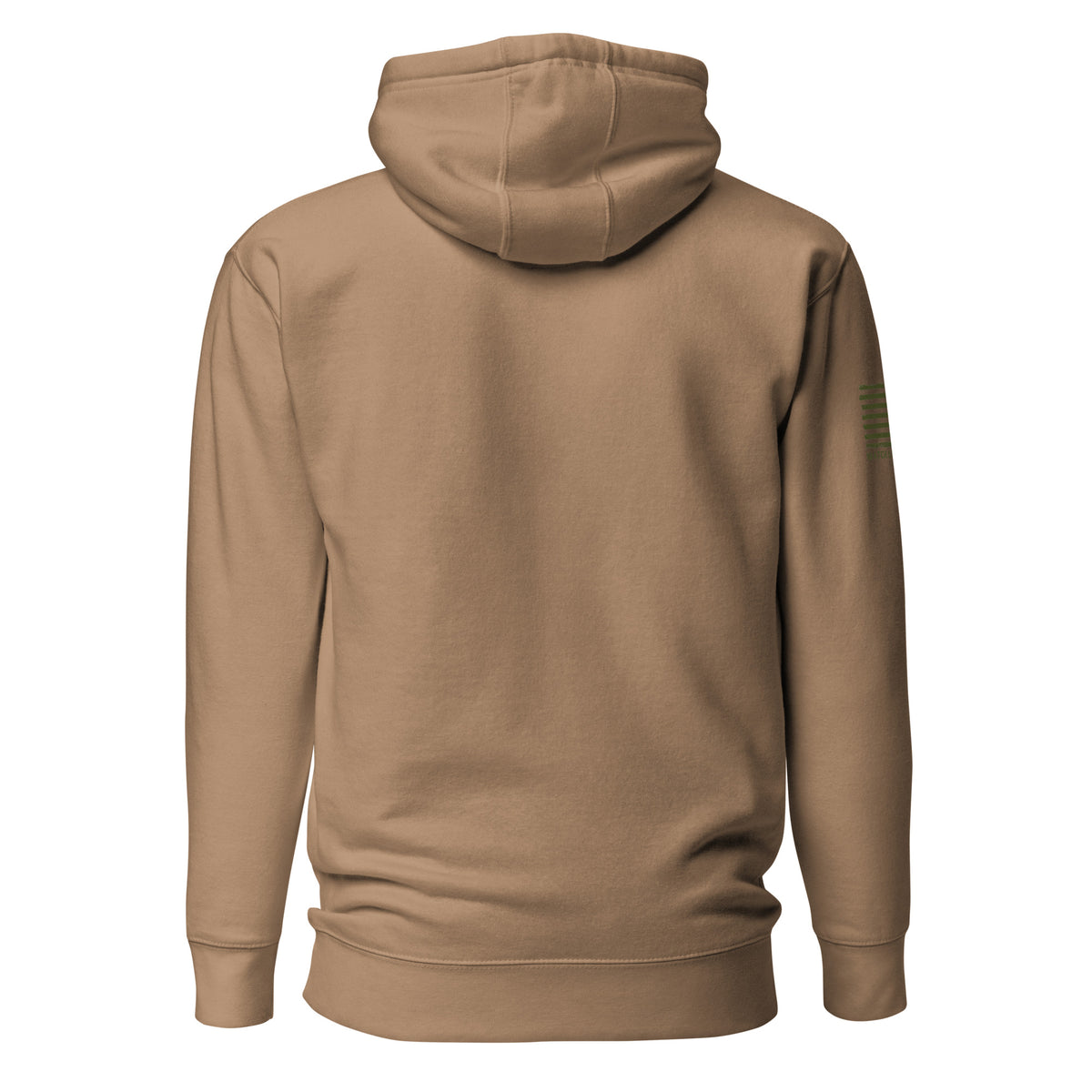 Watch Your Six — Standard Issue Hoodie — Latte, back view