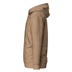 Watch Your Six — Standard Issue Hoodie — Latte, left-side view