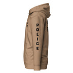 State Police — Duty Wear Premium Hoodie (Full Sleeve Identifier) — Latte — Left-side view