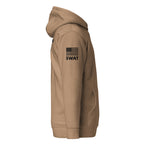 SWAT — Duty Wear Premium Hoodie (Flag & Sleeve Identifier) — Latte — Right-side view