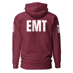 EMT — Duty Wear Premium Hoodie in Maroon, back view