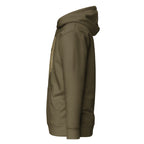 Watch Your Six Flag — Standard Issue Hoodie — Military Green, left-side view