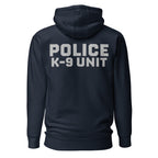 Police K-9 Unit - Premium Duty Wear / RAID Hoodie in Navy Blazer - back view