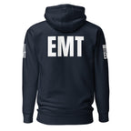 EMT — Duty Wear Premium Hoodie in Navy Blazer, back view