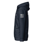 SWAT — Duty Wear Premium Hoodie (Flag & Sleeve Identifier) — Navy Blazer — Left-side view