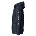 Special Agent — Duty Wear Premium Hoodie (Full Sleeve Identifier) — Navy Blazer — Left-side view