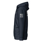 Special Agent — Duty Wear Premium Hoodie (Flag & Sleeve Identifier) — Navy Blazer — Left-side view