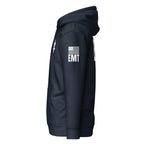EMT — Duty Wear Premium Hoodie in Navy Blazer, left side view