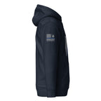 Thin Blue Line — Signature Honor Series Flag Hoodie — Navy Blazer, right-side view