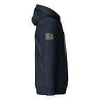 Watch Your Six Flag — Standard Issue Hoodie — Navy Blazer, right-side view