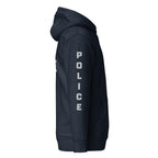 State Police — Duty Wear Premium Hoodie (Full Sleeve Identifier) — Navy Blazer — Right-side view
