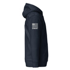 SWAT — Duty Wear Premium Hoodie (Flag & Sleeve Identifier) — Navy Blazer — Right-side view
