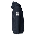 EMS — Duty Wear Premium Hoodie (Flag & Sleeve Identifier) — Navy Blazer — Right-side view
