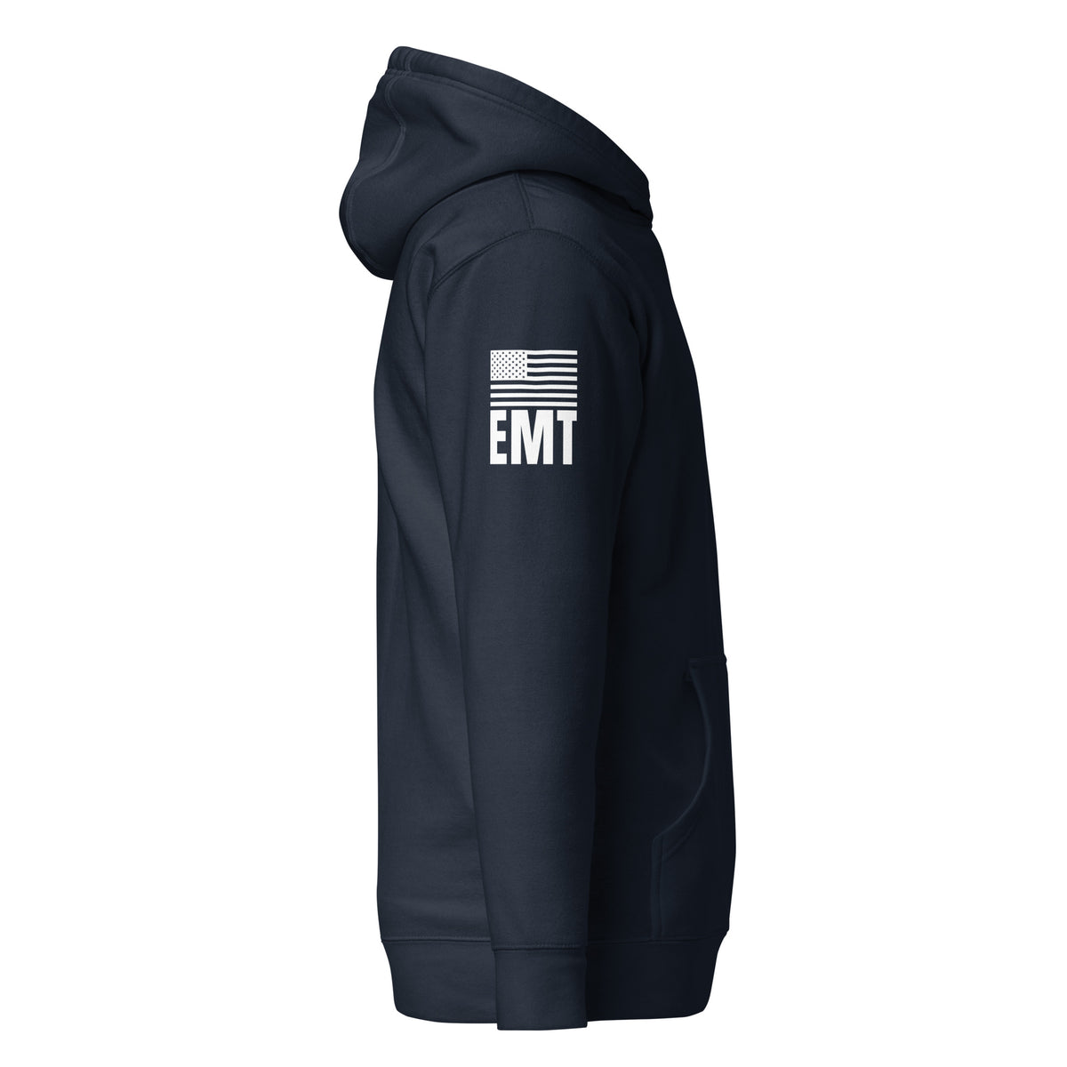 EMT — Duty Wear Premium Hoodie in Navy Blazer, right side view