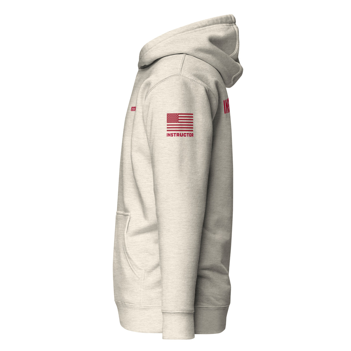 Instructor — Training Day Hoodie — Oatmeal Heather, left-side view