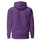 Watch Your Six Flag — Standard Issue Hoodie — Purple, back view