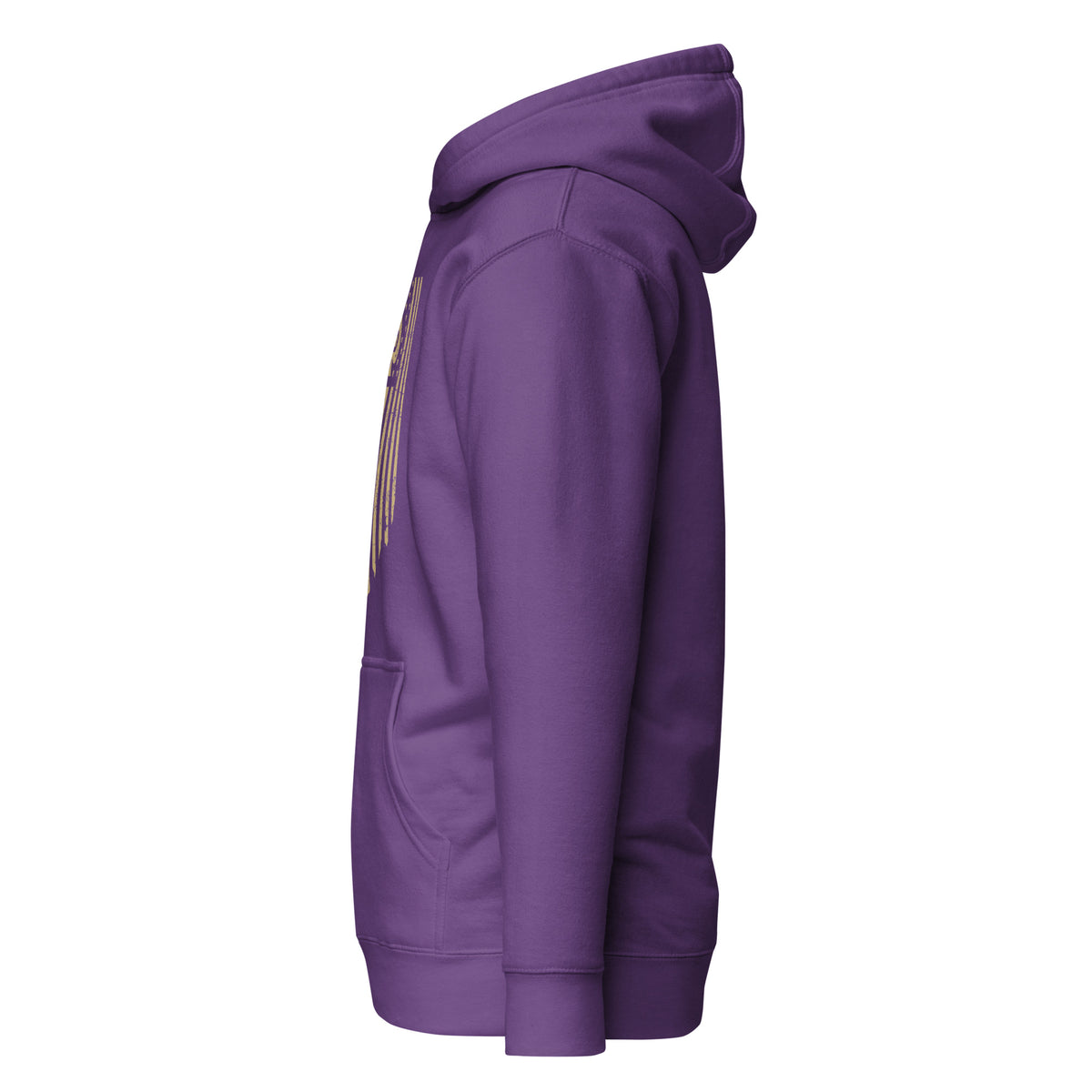 Watch Your Six Flag — Standard Issue Hoodie — Purple, left-side view