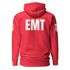 EMT — Duty Wear Premium Hoodie in Team Red, back view