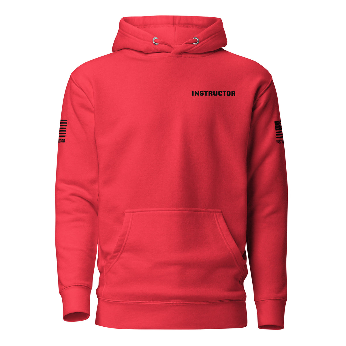 Instructor — Training Day Hoodie — Team Red, front view
