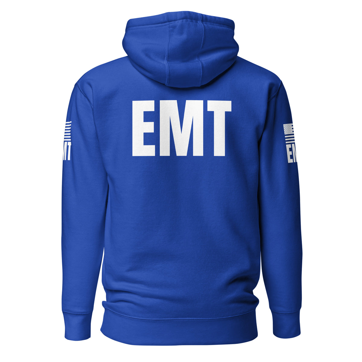 EMT — Duty Wear Premium Hoodie in Team Royal, back view