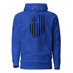 Watch Your Six Flag — Standard Issue Hoodie — Team Royal — Front view