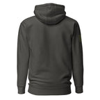Watch Your Six — Standard Issue Hoodie — Vintage Black, back view