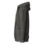 Watch Your Six Flag — Standard Issue Hoodie — Vintage Black, left-side view