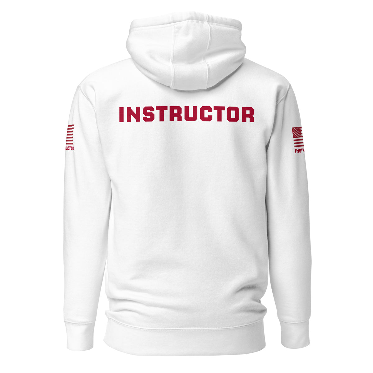 Instructor — Training Day Hoodie — White, back view