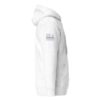 Thin Blue Line — Signature Honor Series Flag Hoodie — White, right-side view
