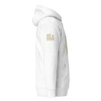 Watch Your Six Flag — Standard Issue Hoodie — White, right-side view