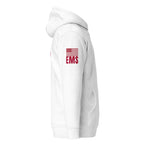 EMS — Duty Wear Premium Hoodie (Flag & Sleeve Identifier) — White — Right-side view