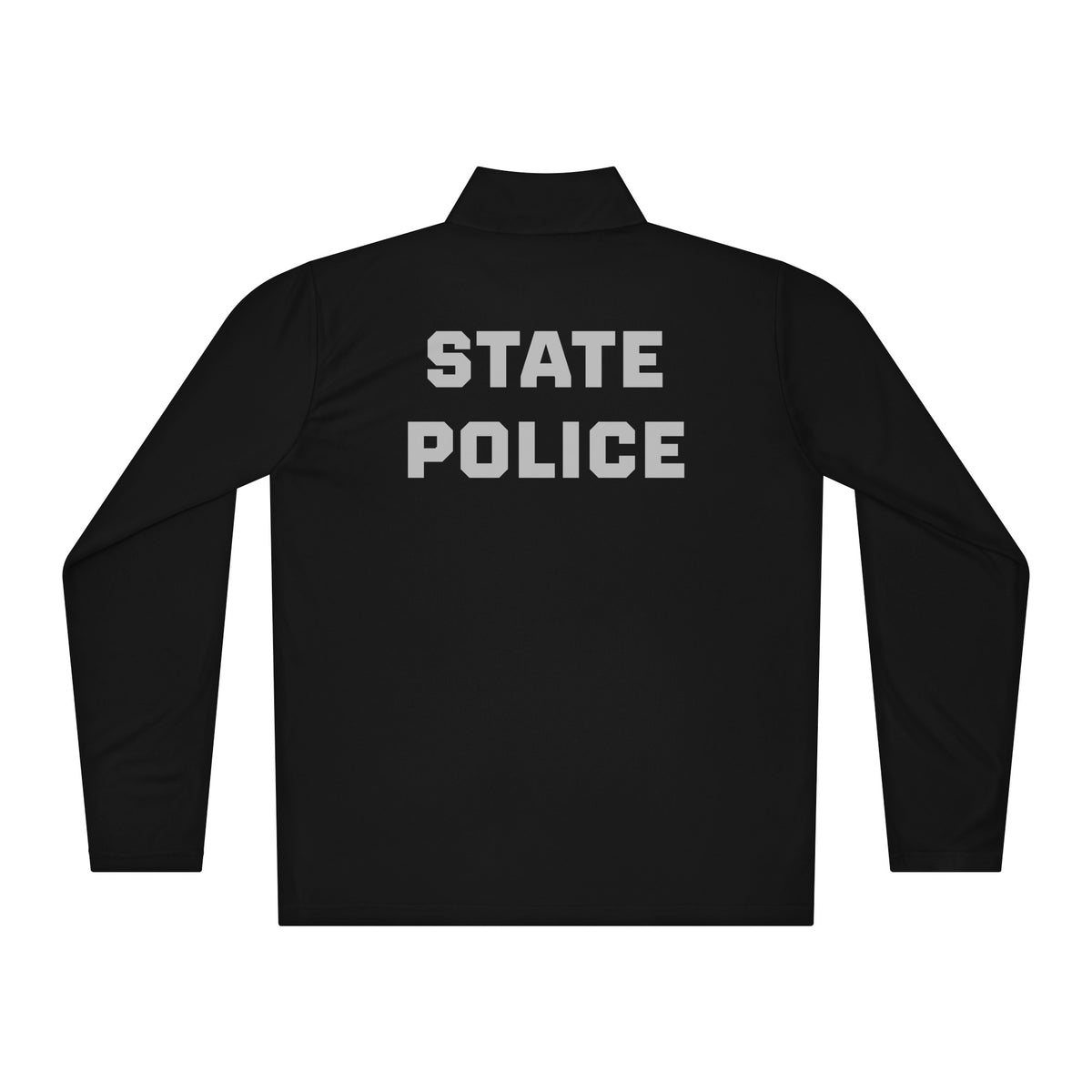 State Police — Duty Wear Performance Quarter-Zip — Black — Back view