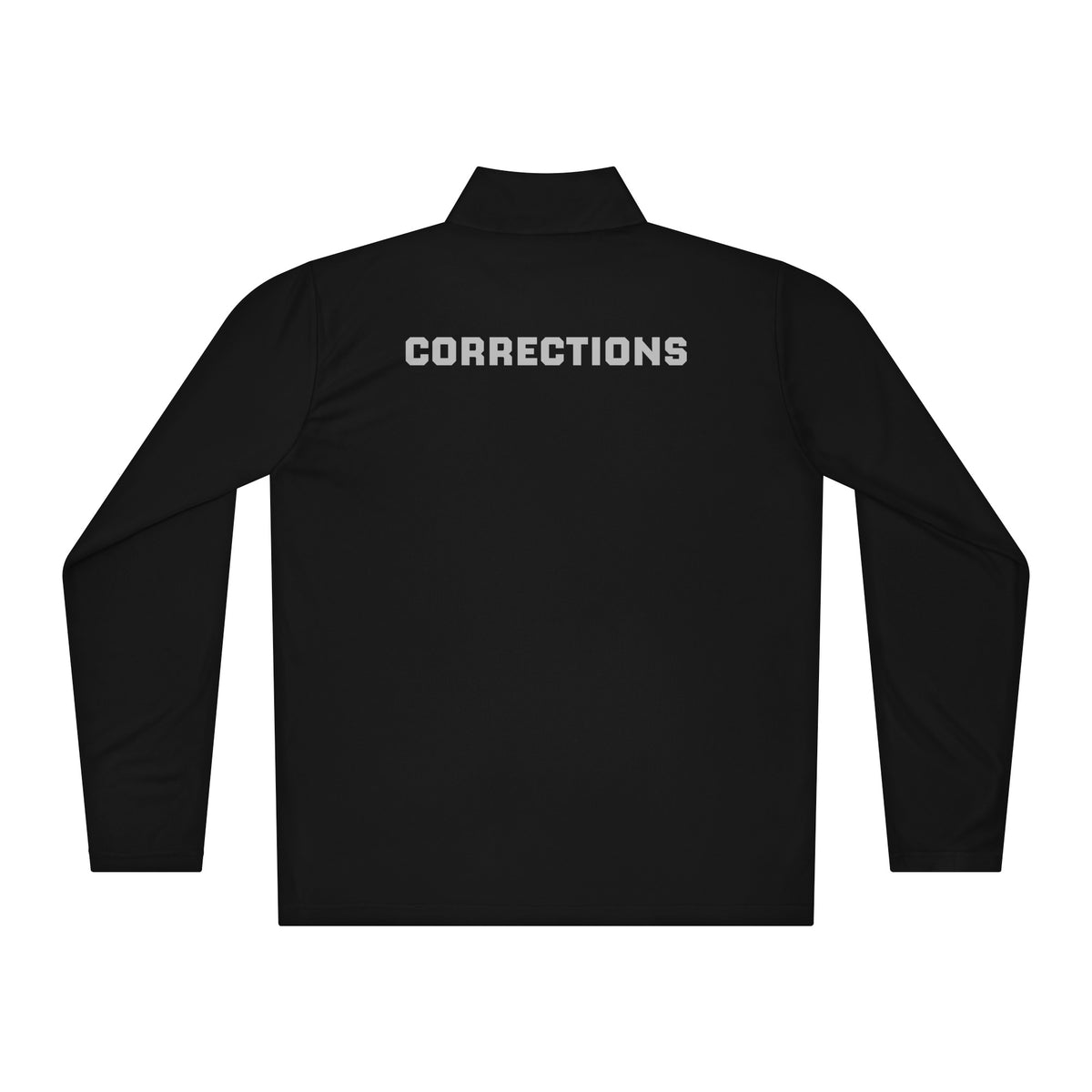 Corrections — Duty Wear Performance Quarter-Zip — Black — Back view