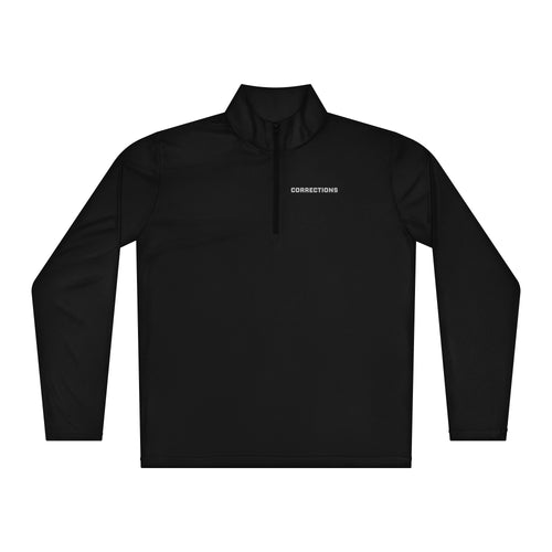Corrections — Duty Wear Performance Quarter-Zip — Black — Front view