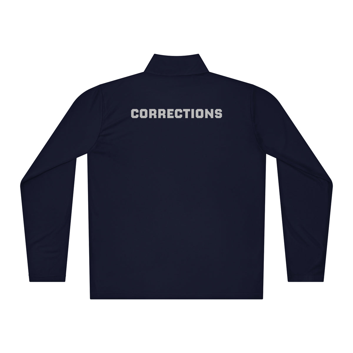 Corrections — Duty Wear Performance Quarter-Zip — True Navy — Back view
